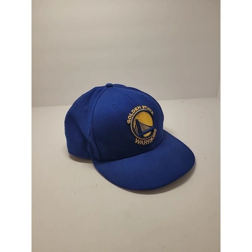 Golden State Warriors New Era 9FORTY Adjustable Hat - Blue With Yellow Embroider